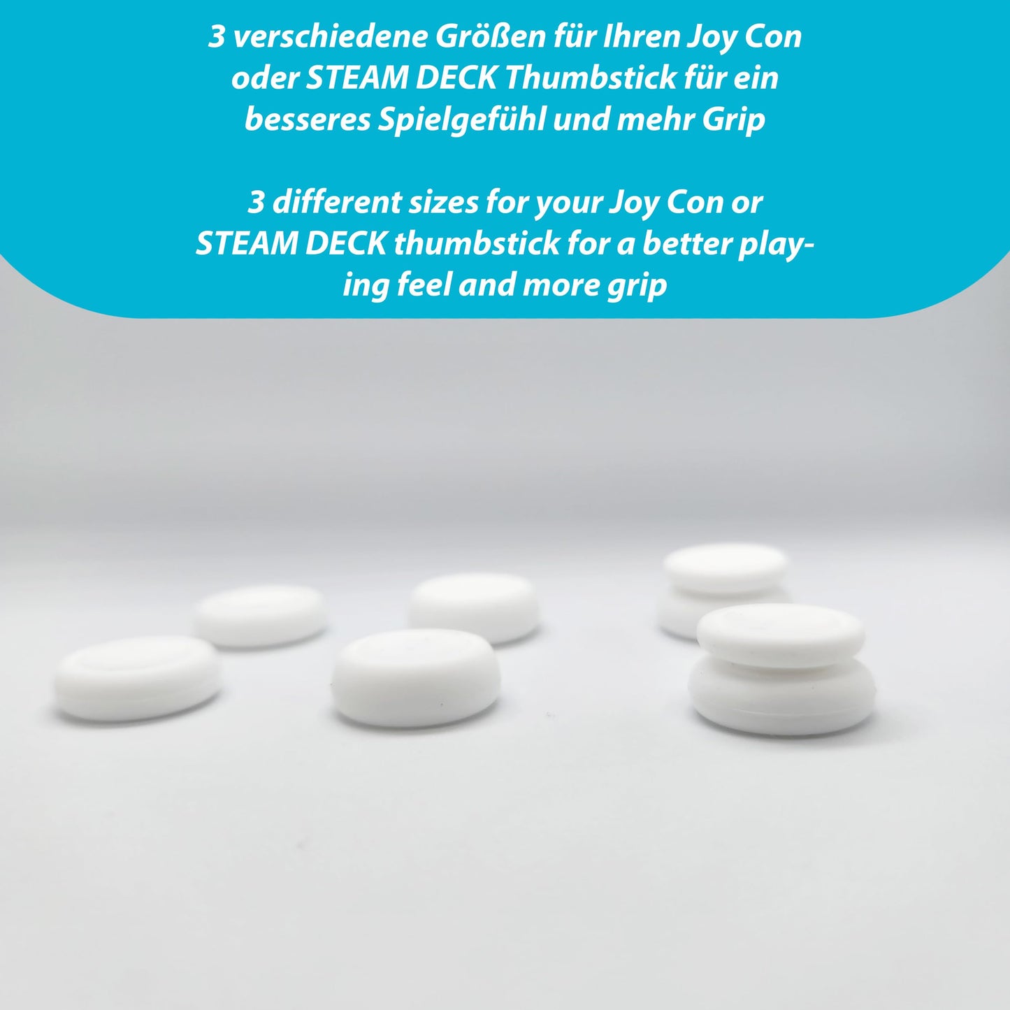 6X Joystick Kappen Kompatibel mit Nintendo Switch Grip Joy Con Grip Thumbstick Grip Switch Lite OLED Zubehör Thumb Grips Nintendo S