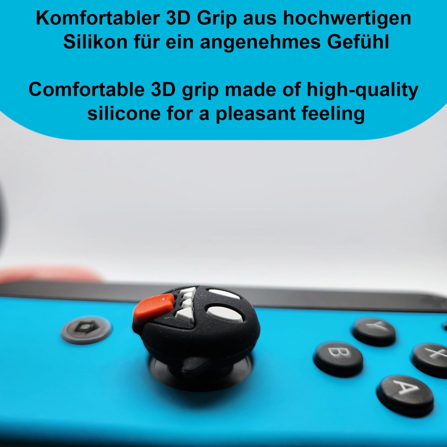 4X Joystick Kappen Kompatibel mit Switch Grip Joy Con Grip Thumbstick Grip Switch Lite OLED Zubehör Thumb Grips