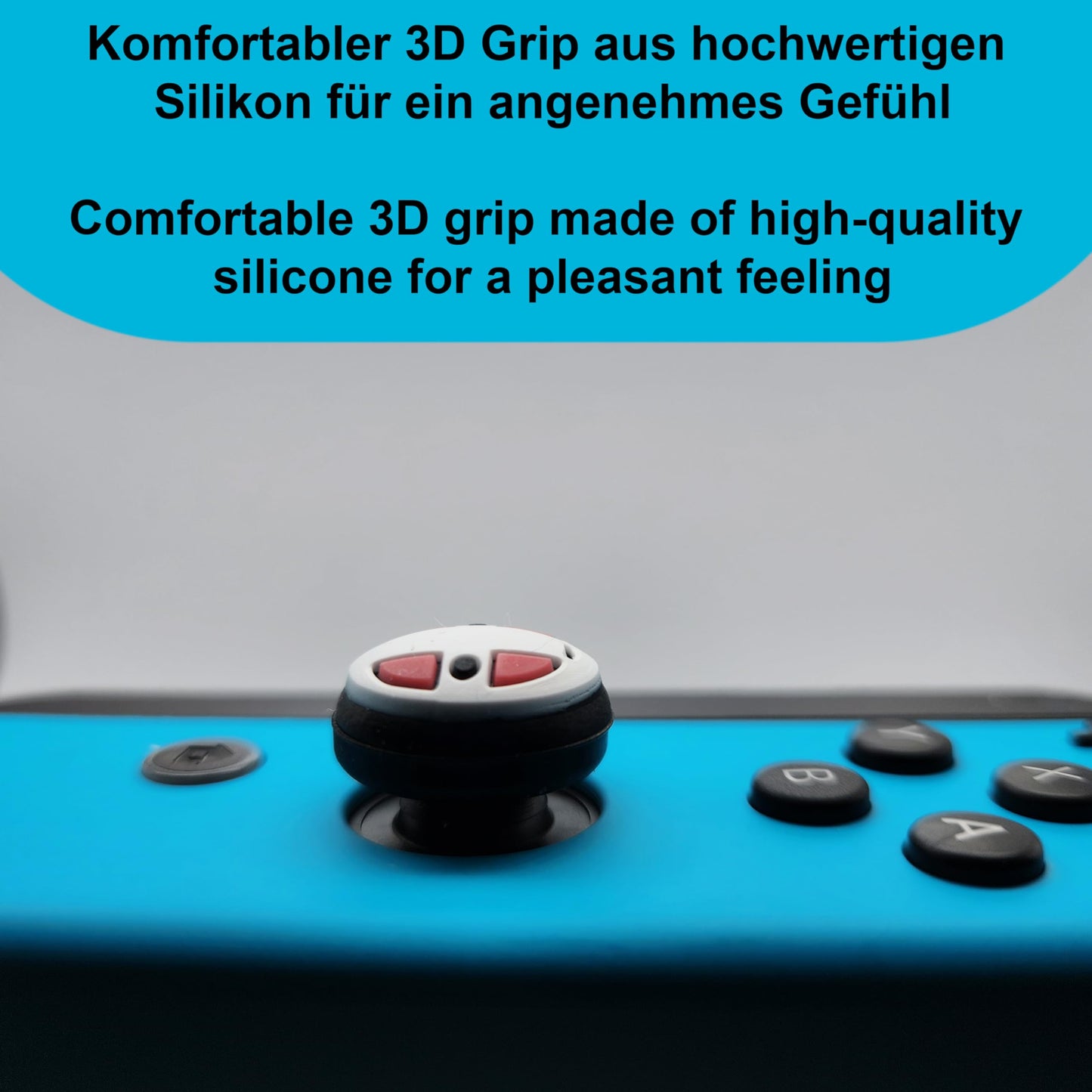 4X Joystick Kappen Kompatibel mit Switch Grip Joy Con Grip Thumbstick Grip Switch Lite OLED Zubehör Thumb Grips