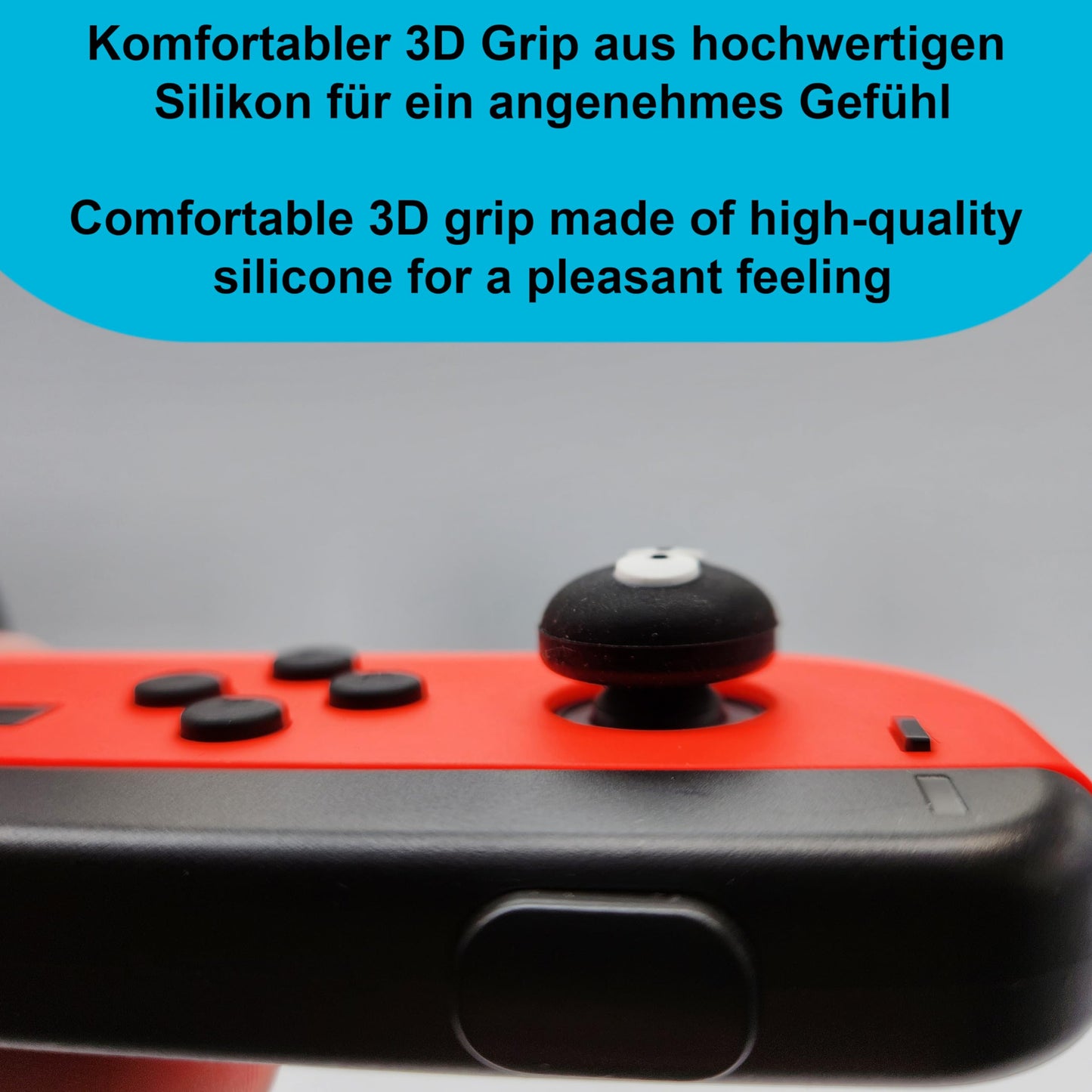 4X Joystick Kappen Kompatibel mit Switch Grip Joy Con Grip Thumbstick Grip Switch Lite OLED Zubehör Thumb Grips