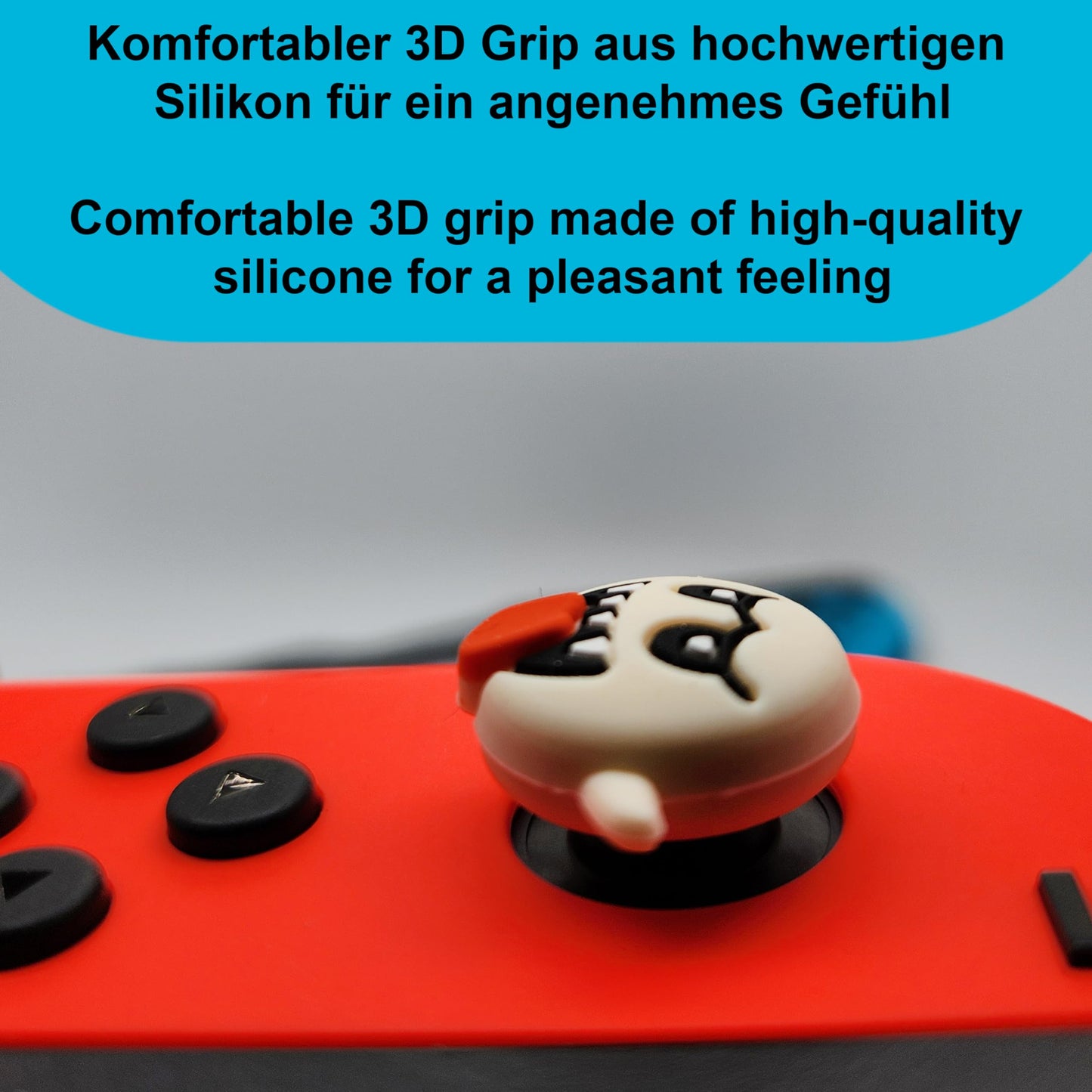 4X Joystick Kappen Kompatibel mit Switch Grip Joy Con Grip Thumbstick Grip Switch Lite OLED Zubehör Thumb Grips
