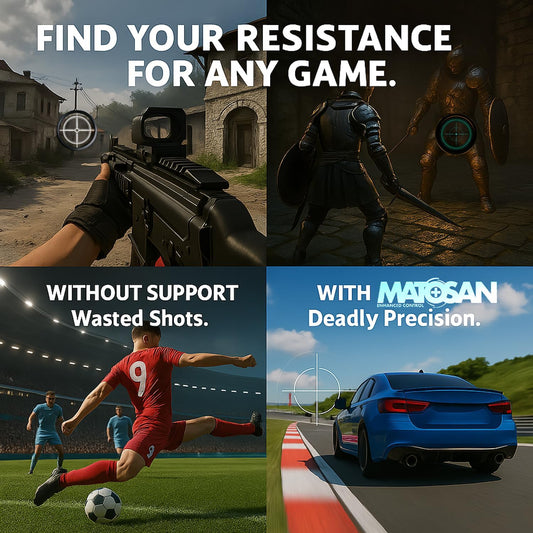 MatoSan Aim Assist Ringe in verschiedenen Stärken- bis zu 80% erhöhte Präzision für PS5 Controller,PS4 Controller, Xbox Series & Scuf Controller, Zubehör für Playstation 5