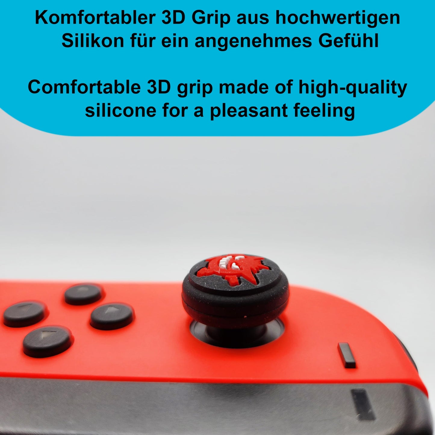 4X Joystick Kappen Kompatibel mit Switch Grip Joy Con Grip Thumbstick Grip Switch Lite OLED Zubehör Thumb Grips