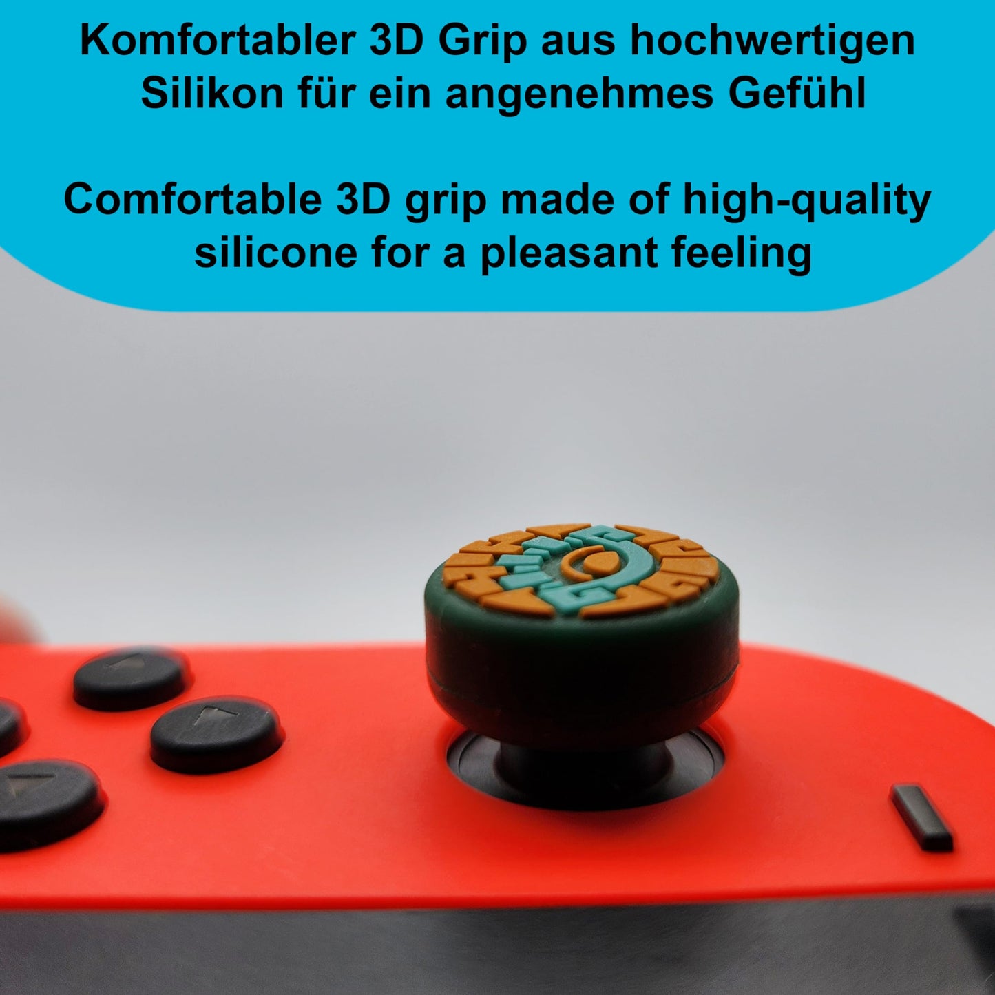 4X Joystick Kappen Kompatibel mit Switch Grip Joy Con Grip Thumbstick Grip Switch Lite OLED Zubehör Thumb Grips