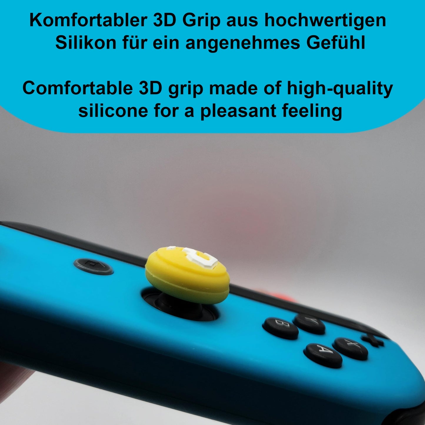 4X Joystick Kappen Kompatibel mit Switch Grip Joy Con Grip Thumbstick Grip Switch Lite OLED Zubehör Thumb Grips