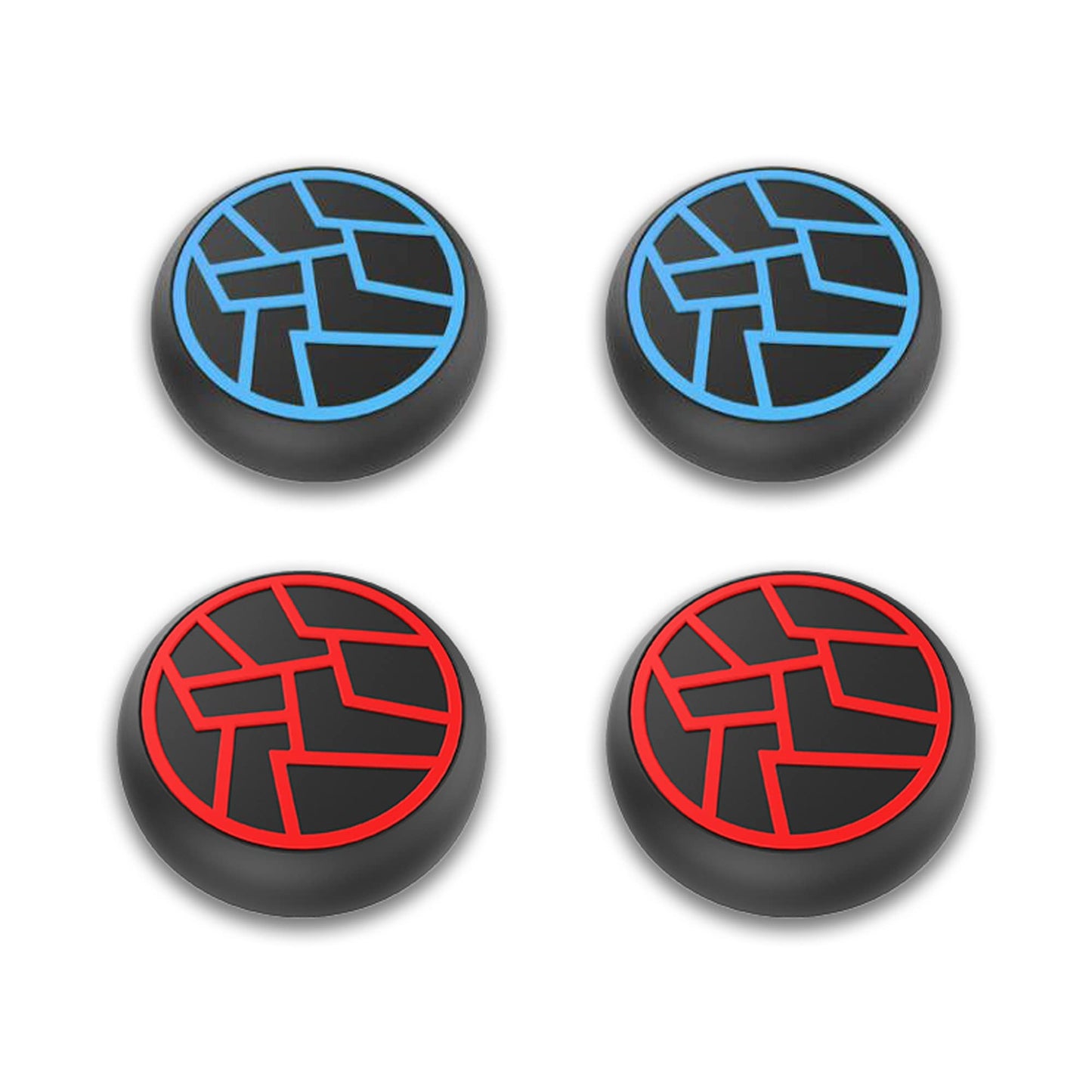 4 Thunder-Caps Thumpstick Kappen Grip PS5 Zubehör Set Aim Assist für Playstation 5 Controller PS5 Controller Sticks Joystick Aufsät