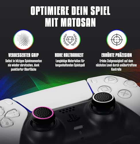 PS5 Zubehör Thumbstick Silikon Kappen - PS4. PS5 Controller Zubehör