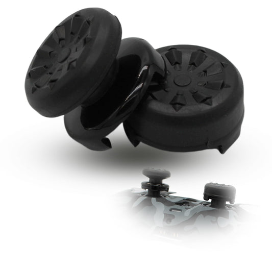 MatoSan® 2X Erhöhter Controller Aufsatz | 7mm & 11mm Präzision Kappen Grip Aim Assist PS5 Controller Zubehör PS4 PS5 Controller Zubehör Sticks Joystick Stick Aufsätze (Schwarz)