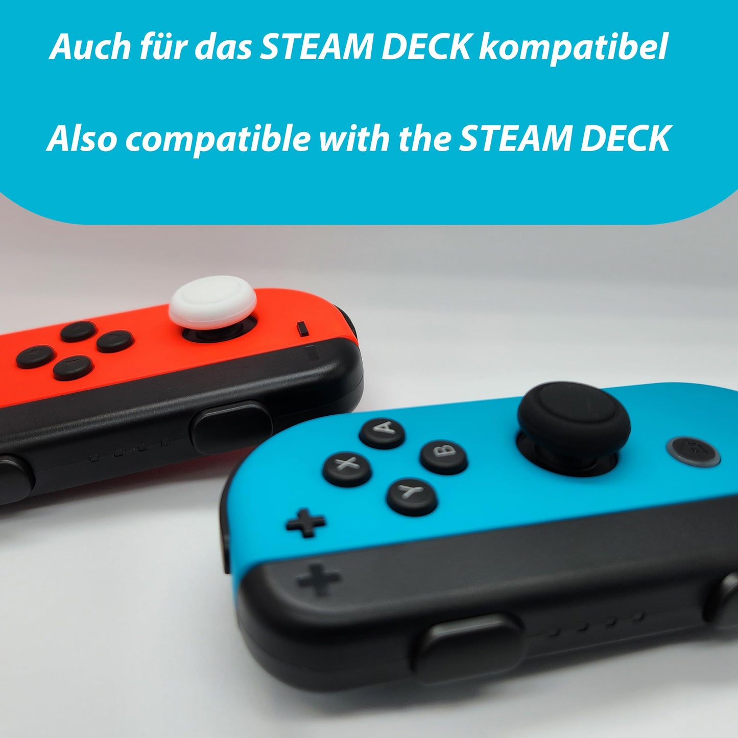 6X Joystick Kappen Kompatibel mit Nintendo Switch Grip Joy Con Grip Thumbstick Grip Switch Lite OLED Zubehör Thumb Grips Nintendo S