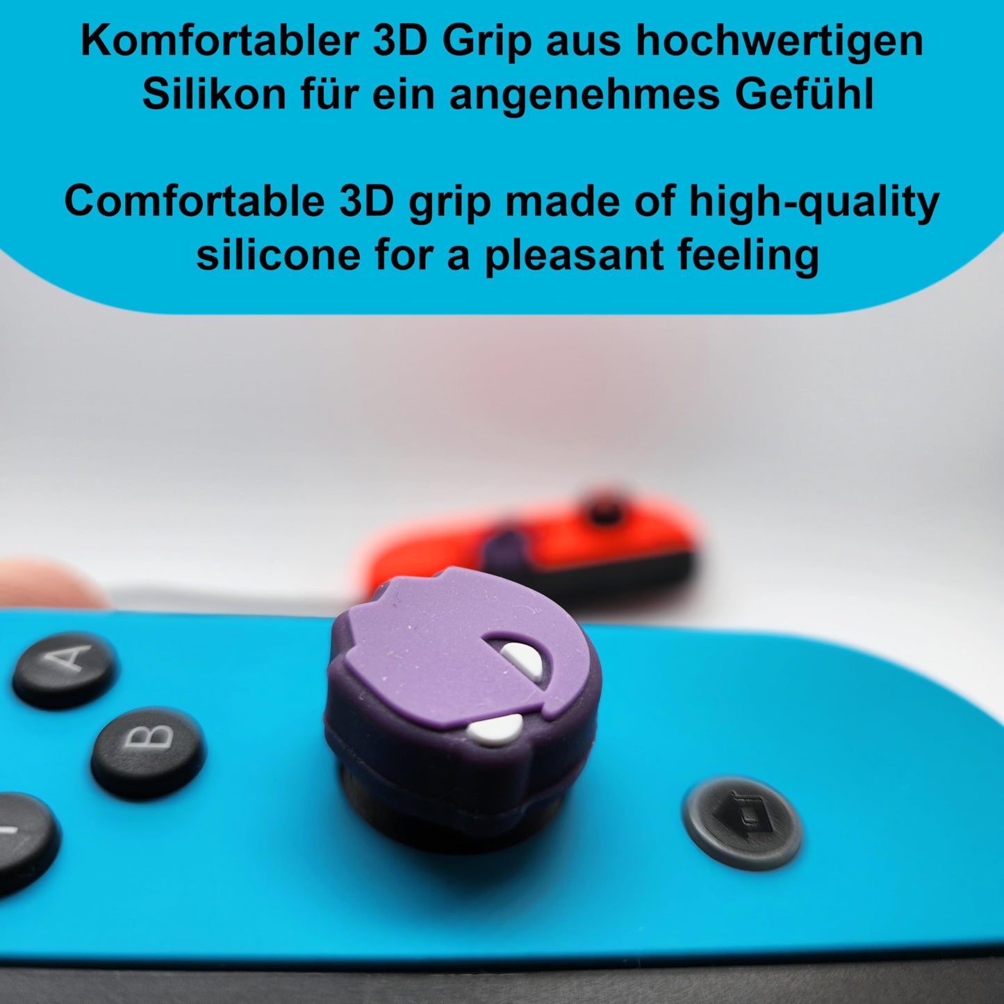 4X Joystick Kappen Kompatibel mit Switch Grip Joy Con Grip Thumbstick Grip Switch Lite OLED Zubehör Thumb Grips