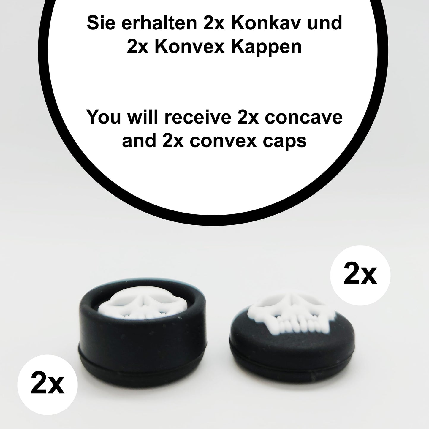 4X Joystick Kappen Kompatibel mit Nintendo Switch Grip Joy Con Grip Thumbstick Grip Switch Lite OLED Zubehör Thumb Grips Nintendo S