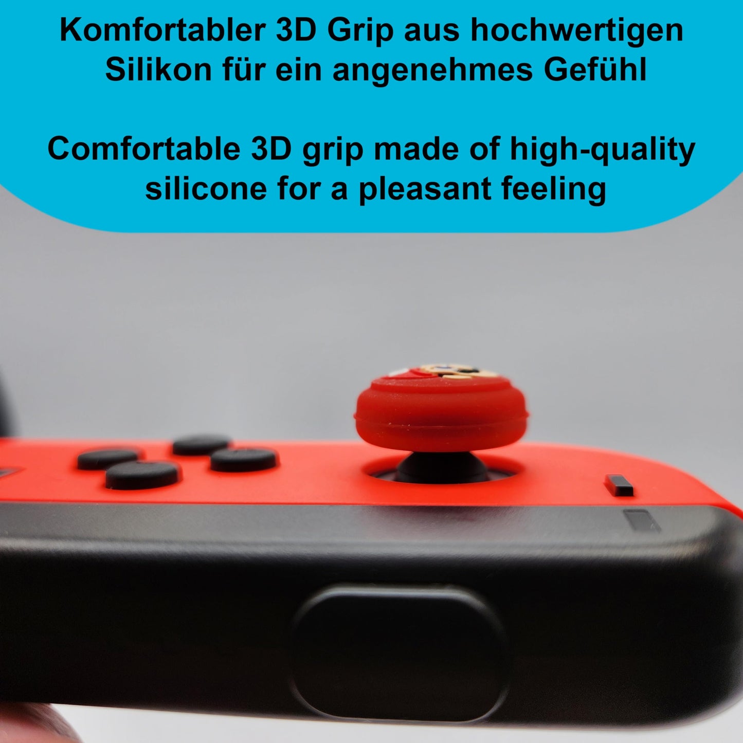 4X Joystick Kappen Kompatibel mit Switch Grip Joy Con Grip Thumbstick Grip Switch Lite OLED Zubehör Thumb Grips