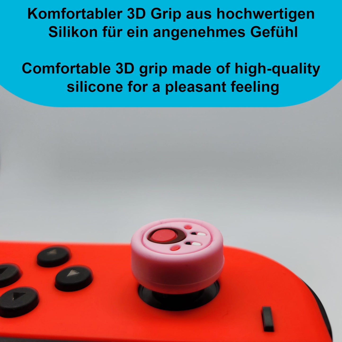 4X Joystick Kappen Kompatibel mit Switch Grip Joy Con Grip Thumbstick Grip Switch Lite OLED Zubehör Thumb Grips