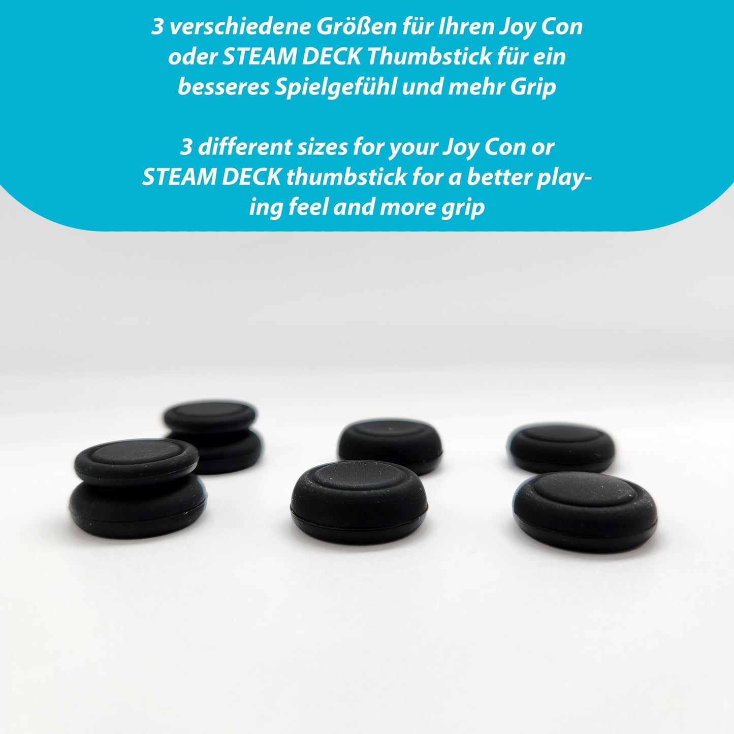 6X Joystick Kappen Kompatibel mit Nintendo Switch Grip Joy Con Grip Thumbstick Grip Switch Lite OLED Zubehör Thumb Grips Nintendo S