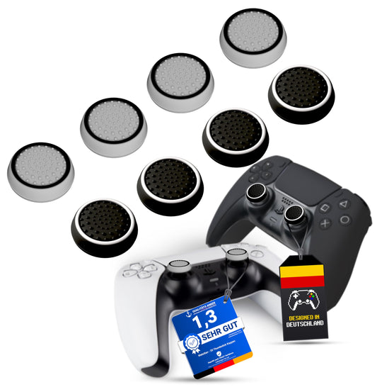 8 Stück Black & White | PS5 Zubehör