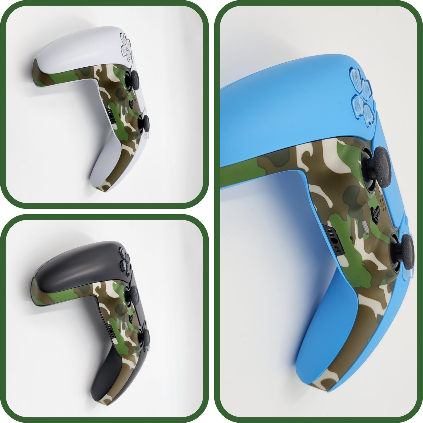 PS5 Controller Mittelstück Camu Grün TT