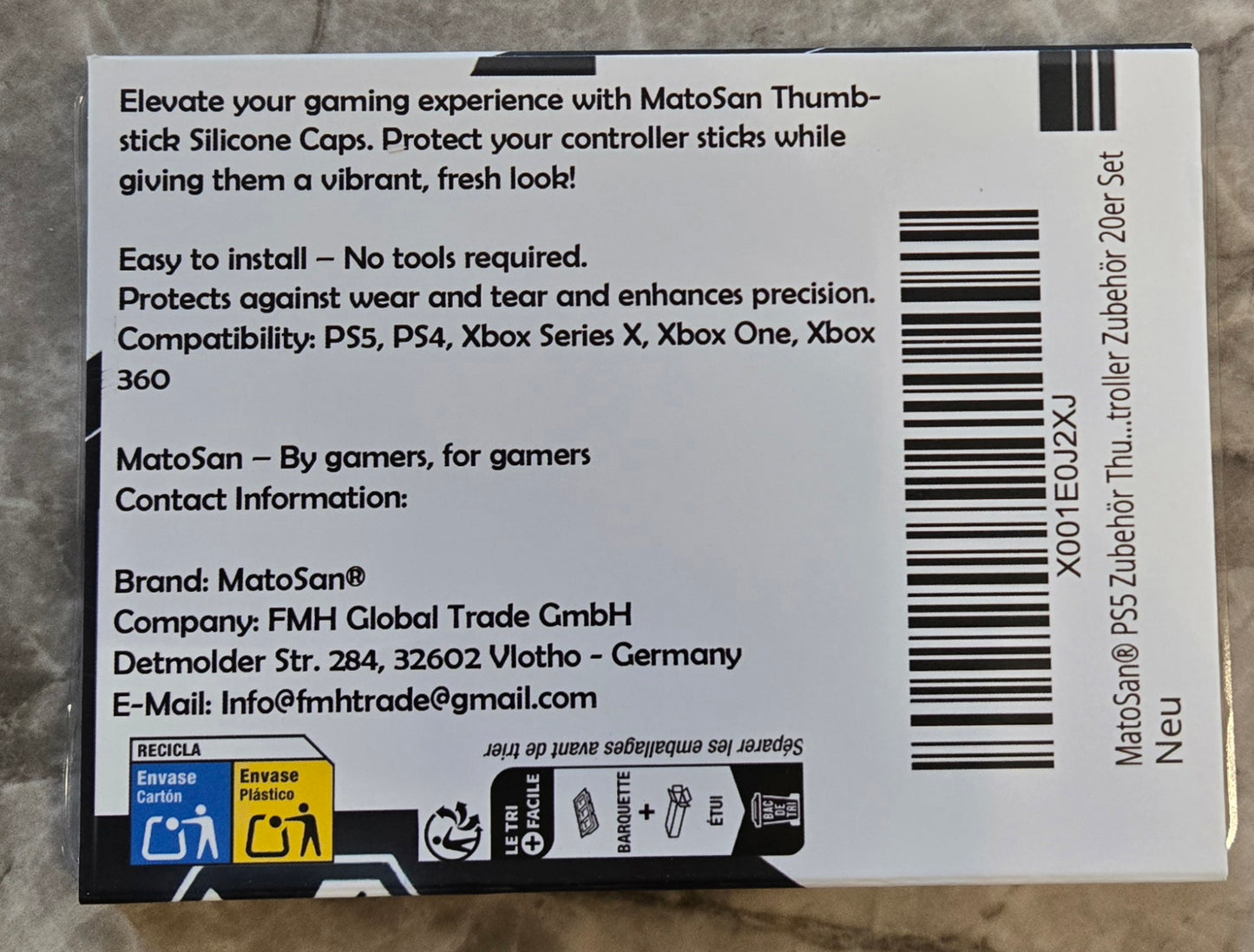 PS5 Zubehör Thumbstick Silikon Kappen - PS5 Controller