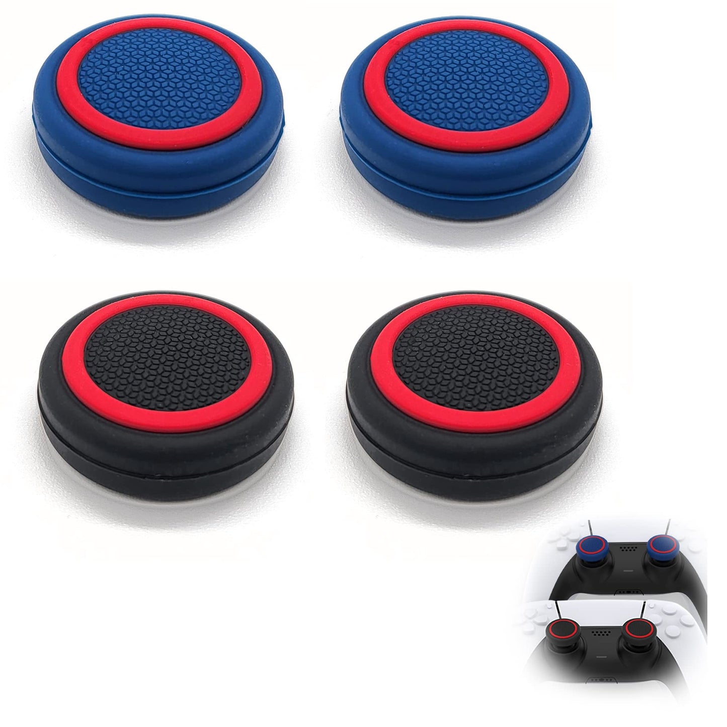 4 Thumbstick Kappen Grip Set Caps für Playstation